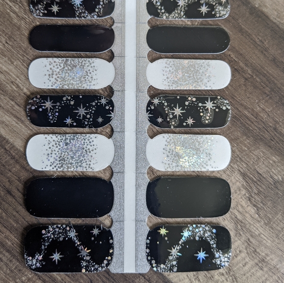 Nail Wraps - Glitter and Stars - Picture 1 of 1